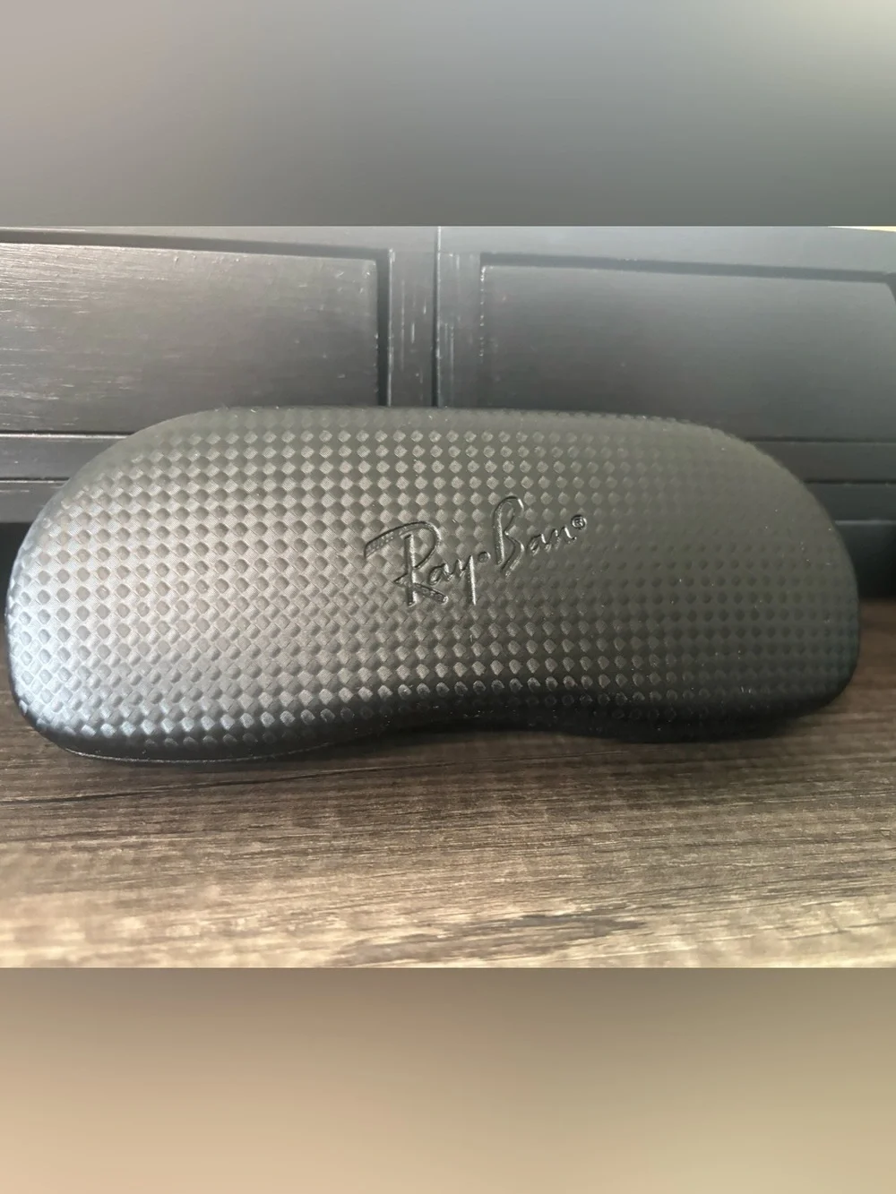 Ray-Ban Texturex Sunglasses Case with Signature Cleaning Cloth
